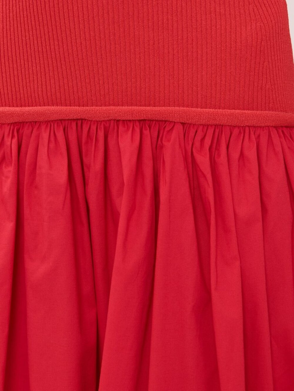 NWT Simon Miller Yanez Poplin Combo Dress in Cherry Red - Size S - Picture 6 of 6